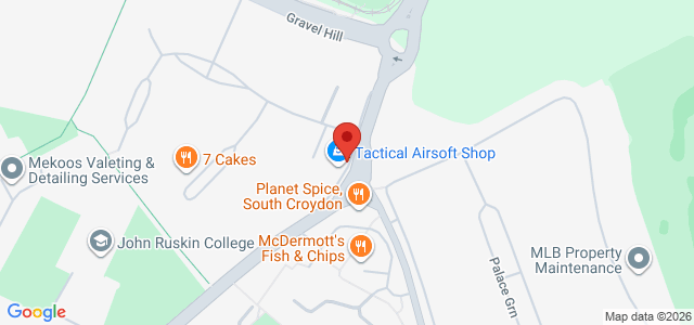 Map showing Capone's Pizza Parlour in South Croydon